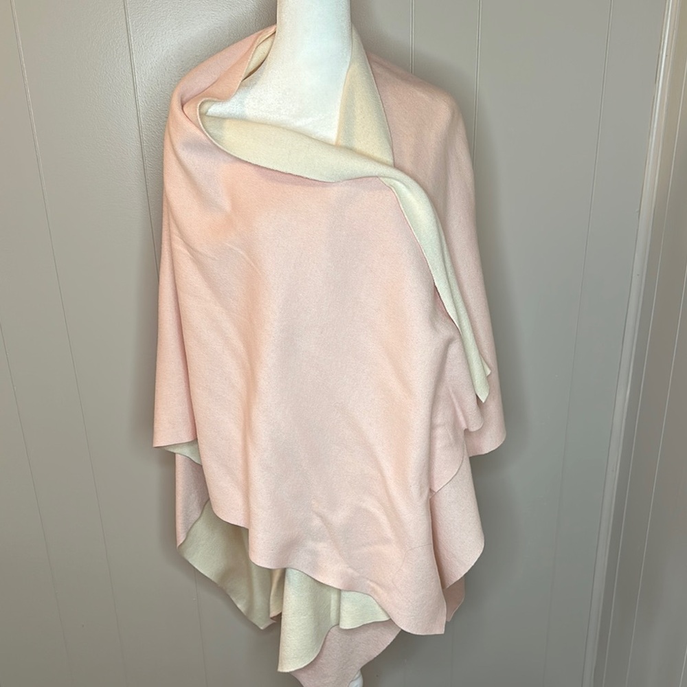 Martha Steward Elegant Pink and Cream Women's Cape